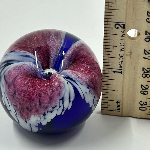PAPERWEIGHT GLASS EYE STUDIO GES VINTAGE ART GLASS GES 94 - Picture 5 of 6